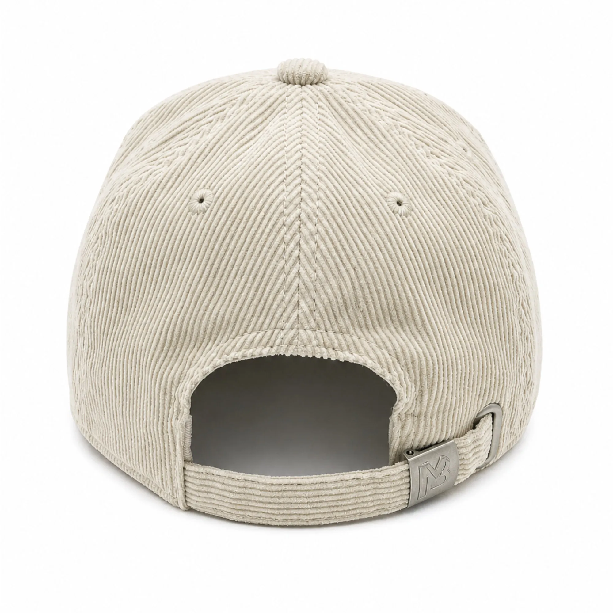 Cappello The Alabaster in velluto a coste, vista laterale sinistra
