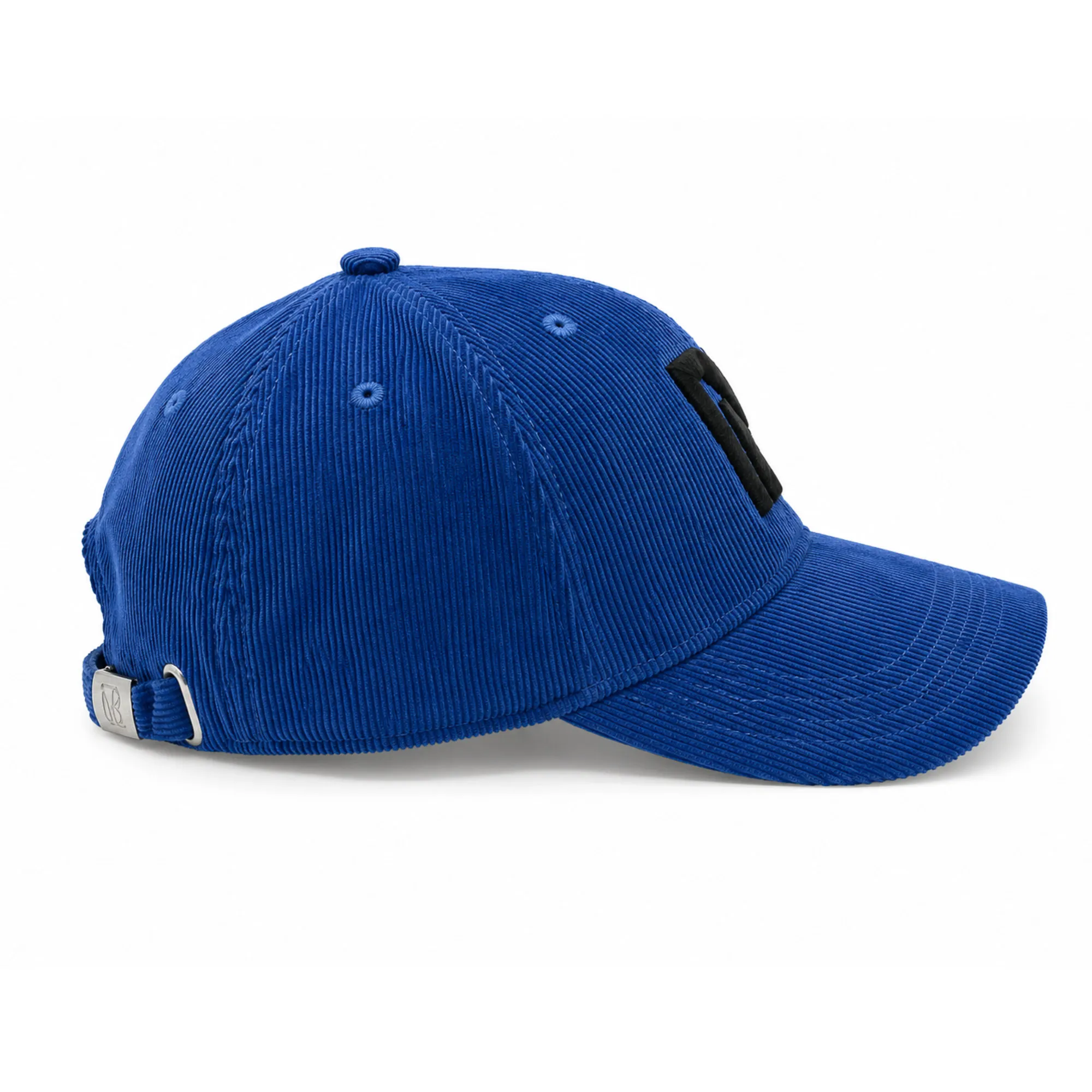 Cappello Midnight Cord in velluto a coste, vista posteriore con fibbia metallica MB